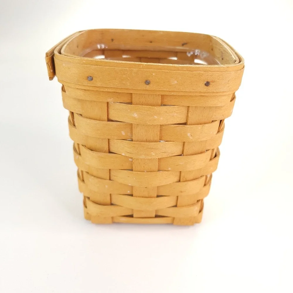 Longaberger Basket With Plastic Liner 6
